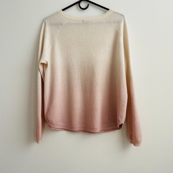 Vince Luxury Ombré 100% Cashmere Crewneck Sweater - XXS - Picture 4 of 6
